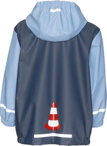 Preview: Playshoes Regen-Mantel Baustelle - bleu