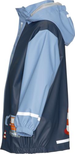 Preview: Playshoes Regen-Mantel Baustelle - bleu