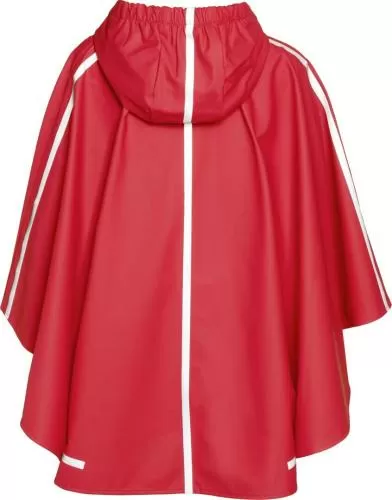 Playshoes Rain Cape Long Back - red