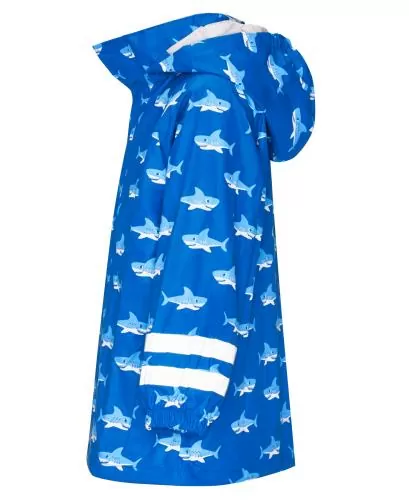 Playshoes Regen-Jacke Hai allover - blau
