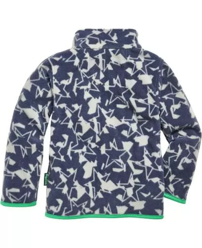 Playshoes Fleece Jacket Stars Camouflage - dunkelgrau