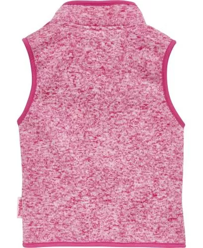 Playshoes Knitted Fleece Vest - pink