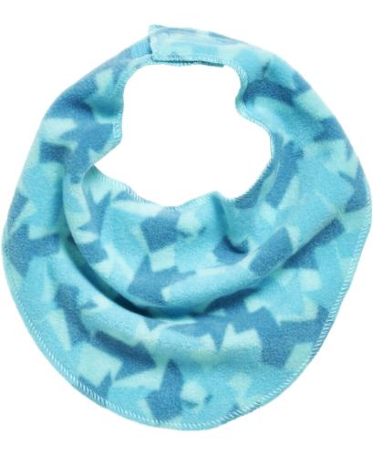Preview: Playshoes Fleece-Dreieckstuch Pfeile Camouflage - petrol