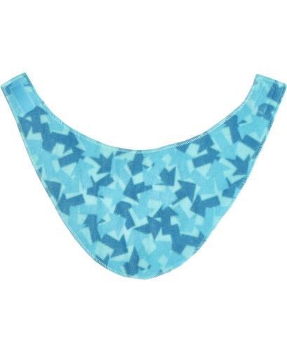 Preview: Playshoes Fleece-Dreieckstuch Pfeile Camouflage - petrol