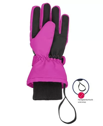 Playshoes Finger-Handschuh Schneeflocken - pink