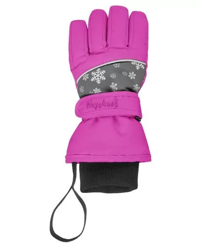 Playshoes Finger-Handschuh Schneeflocken - pink