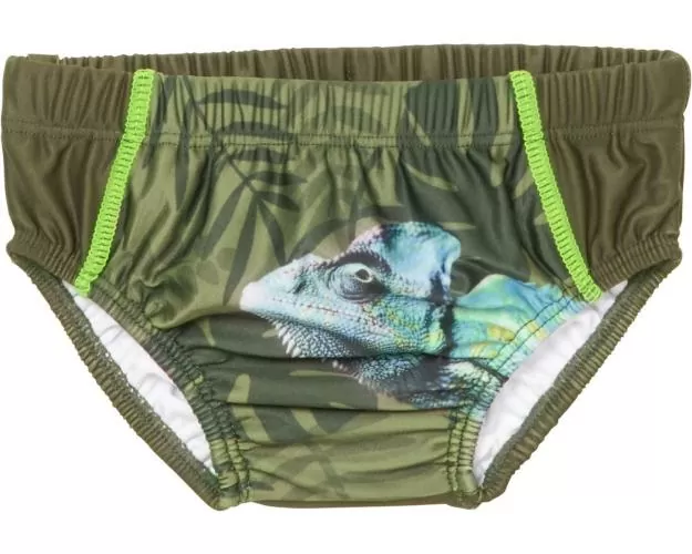 Playshoes UV Protection Swim Diaper Chameleon - olive