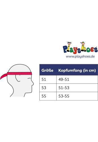 Preview: Playshoes UV Protection Sun Hat Crab - blau/pink