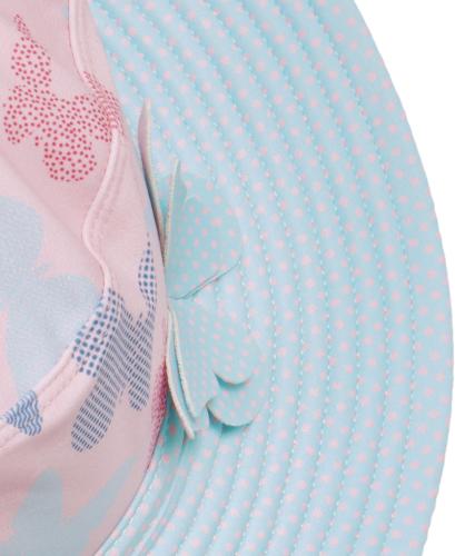 Preview: Playshoes UV-Schutz Wende-Hut Schmetterlinge - rosa