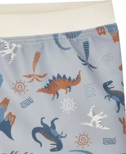 Playshoes UV-Schutz Badeshorts Dino allover - blau