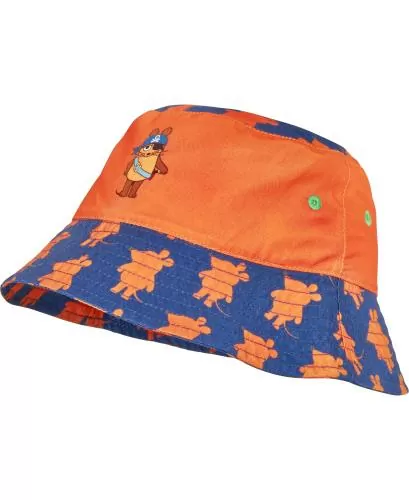 Playshoes UV Protection Fishing Hat DIE MAUS Pirate - navy/orange