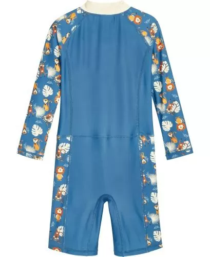 Playshoes UV-Schutz Einteiler Dschungel 1/1 Arm - petrol