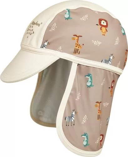 Playshoes UV Protection Cap Wild Animals - brown