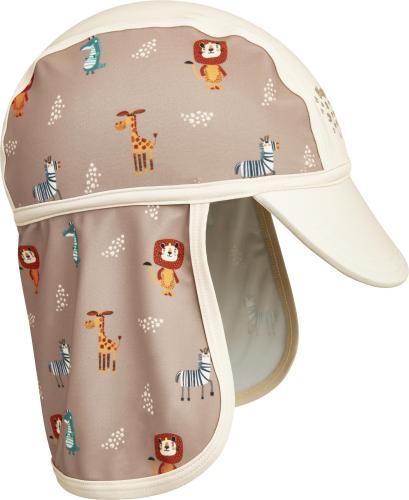 Preview: Playshoes UV Protection Cap Wild Animals - brown