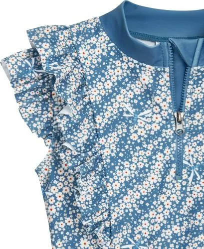 Playshoes UV-Schutz Einteiler Blümchen - petrol