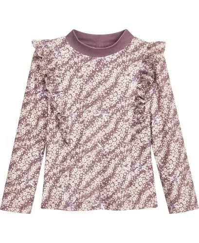 Playshoes UV Protection Shirt 1/1 Arm Flowers - lilac