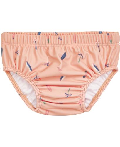 Playshoes UV-Schutz Schwimmwindel Surfbrett Palme - altrosa