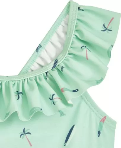 Playshoes UV-Schutz Badeanzug Surfbrett Palme - mint