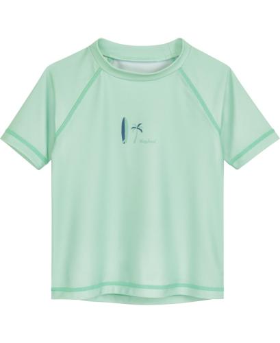 Preview: Einzelstück Playshoes UV-Schutz Shirt 1/2-Arm Surfbrett Palme - mint
