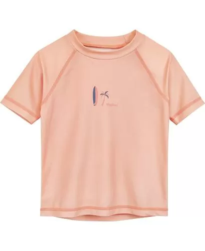 Playshoes UV Protection Shirt 1/2 Arm Surfboard - altrosa