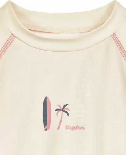 Playshoes UV Protection Shirt 1/2 Arm Surfboard - ecru