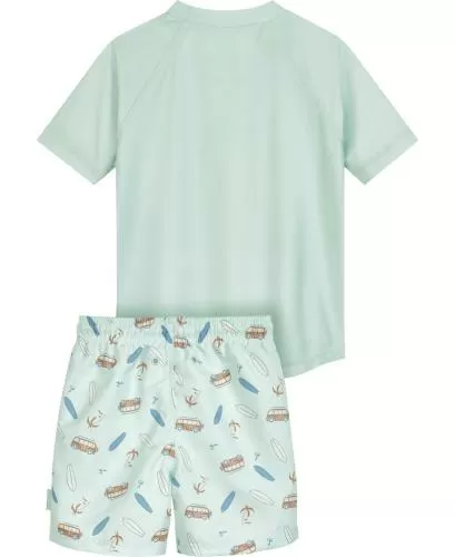 Playshoes UV Protection Swim Set Shorts Surf - light green