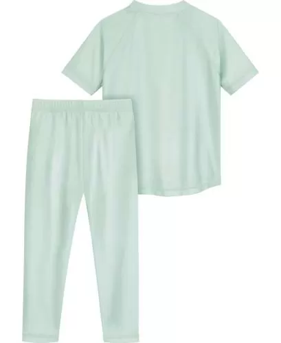 Playshoes UV Protection Swim Set 1/2 Arm Leggings Surf - light green