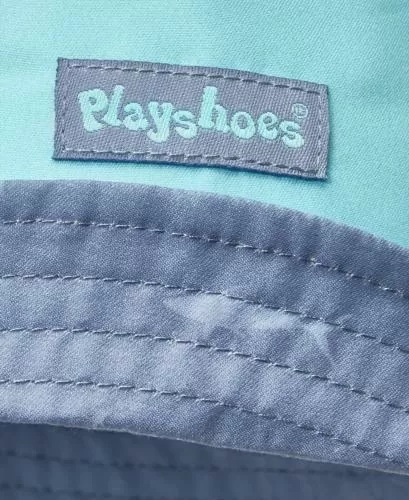 Playshoes UV-Schutz Wende-Hut Hai - türkis