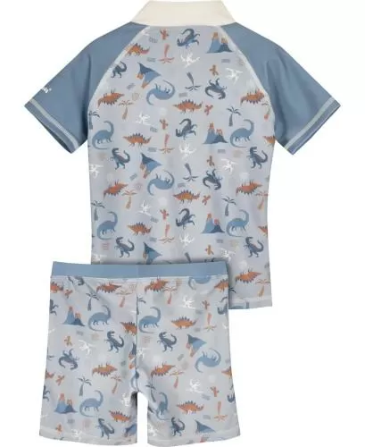Playshoes UV Protection Swim Set Dino Allover - blue