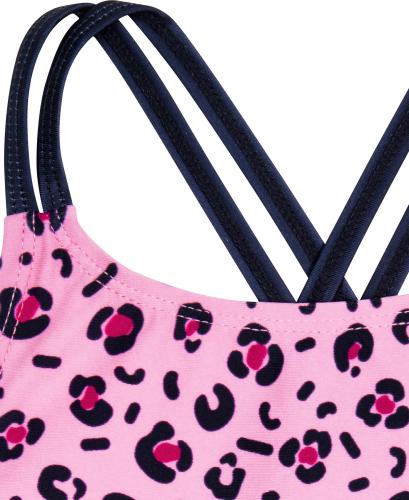 Preview: Playshoes UV-Schutz Badeanzug Leo-Print - pink