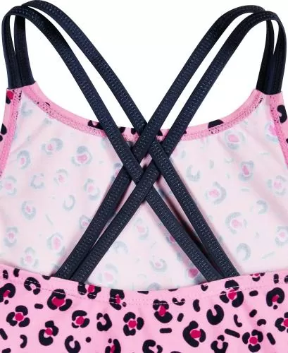 Playshoes UV-Schutz Badeanzug Leo-Print - pink