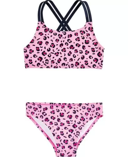 Playshoes UV-Schutz Bikini Leo-Print - pink