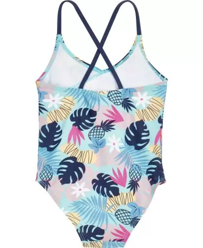 Playshoes UV-Schutz Badeanzug Blumen - petrol