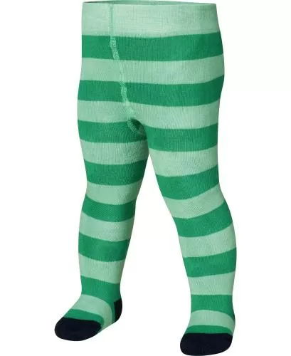 Playshoes Thermo Tights Striped - green