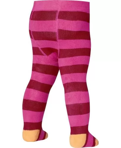 Playshoes Thermo Tights Striped - pink