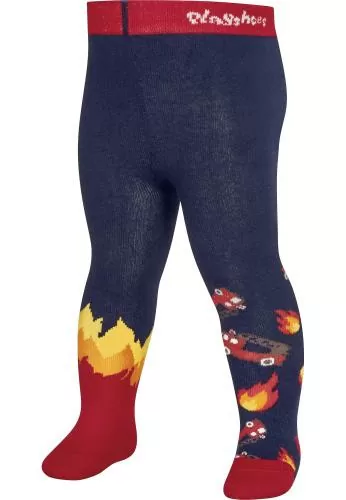 Playshoes Tights Fire Brigarde Double Pack - navy