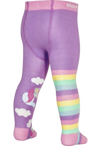 Preview: Playshoes Tights Unicorn Double Pack - violett/rosa