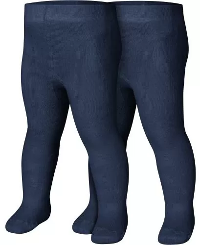Playshoes Thermal Tights Uni Double Pack - navy