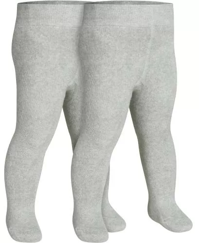 Playshoes Thermal Tights Uni Double Pack - grey/melange