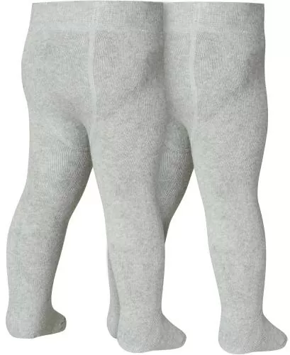 Playshoes Thermal Tights Uni Double Pack - grey/melange