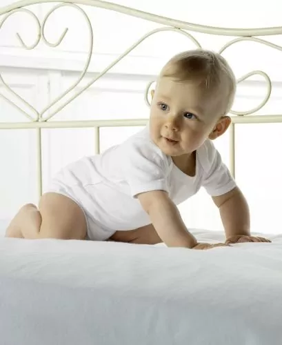Playshoes Jersey Fitted Sheets 81x42 + 10 cm 2-Pack - green