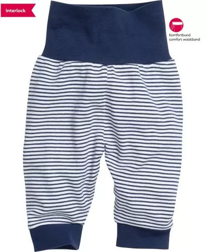 Playshoes Baby Bloomers Interlock Striped - navy