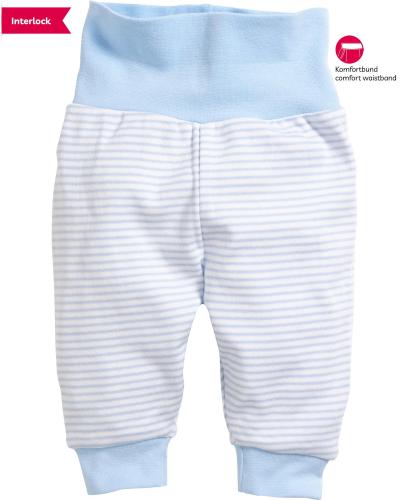 Preview: Playshoes Baby Bloomers Interlock Striped - bleu