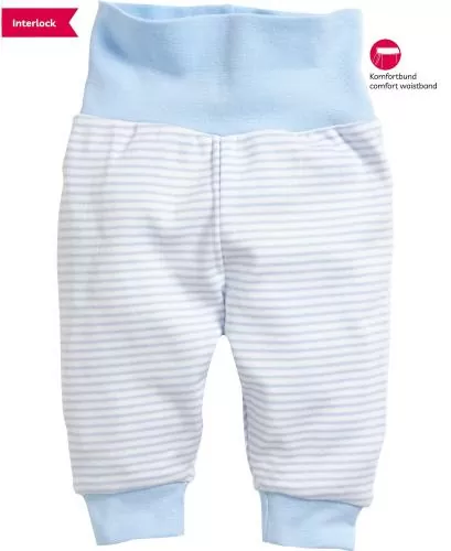 Playshoes Baby Bloomers Interlock Striped - bleu