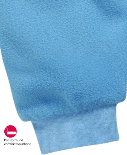Preview: Playshoes Baby Bloomers Fleece with Knitted Wrist - aqua blue
