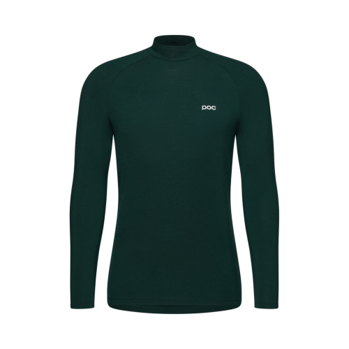 POC Ms Layer Merino Mock Neck Jersey - Pargasite Green