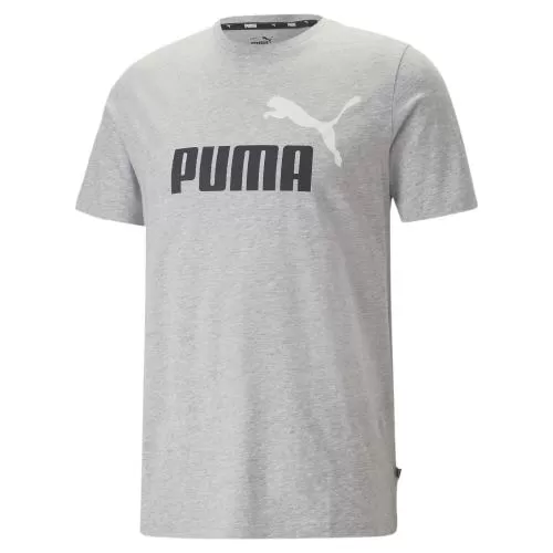 Puma ESS+ 2 Col Logo Tee - light gray heather