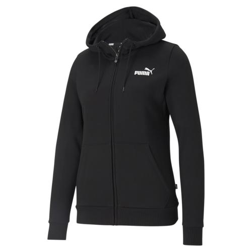 Preview: Puma ESS Small Logo Full-Zip Hoodie FL - puma black