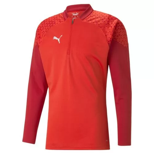 Puma teamCUP Training 1/4 Zip Top - puma red