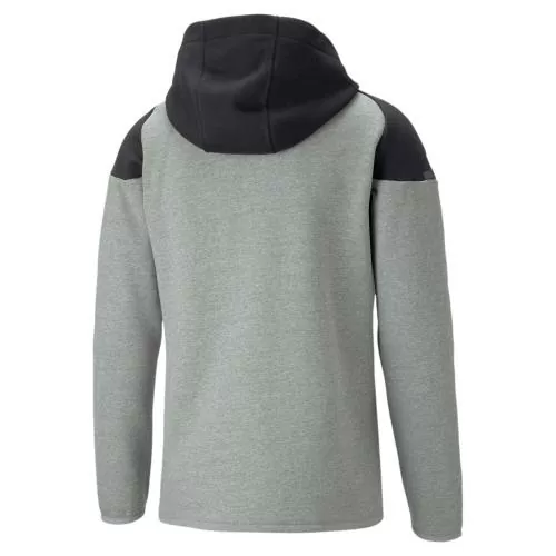 Puma teamCUP Casuals Hooded Jkt - medium gray heather